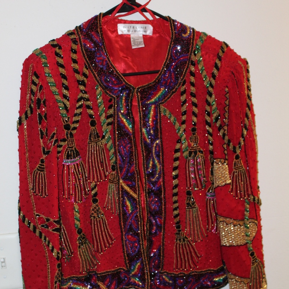 Sequin Tassle Jacket